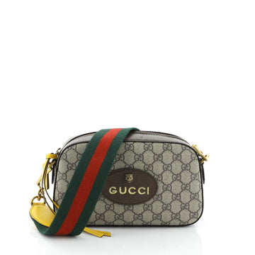 Gucci Animalier Camera Messenger Bag GG Coated Canvas Brown 458101