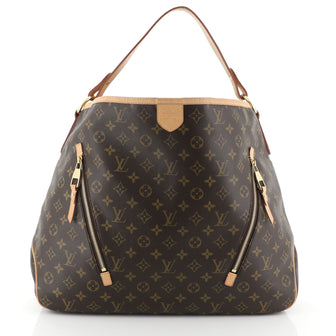 Louis Vuitton Delightful Handbag Monogram Canvas GM Brown 458123