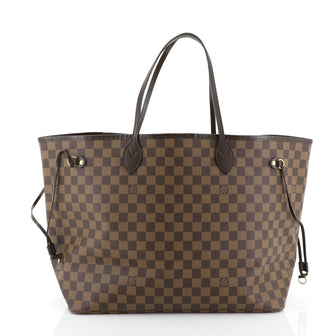 Louis Vuitton Neverfull Tote Damier GM Brown 458124