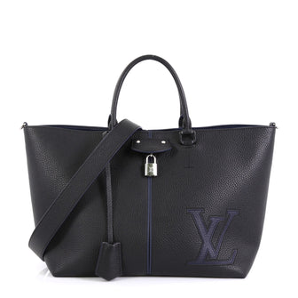 Louis Vuitton Pernelle Handbag Taurillon Leather Black 458126