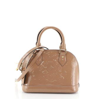 Louis Vuitton Alma Handbag Monogram Vernis BB Neutral 4583301