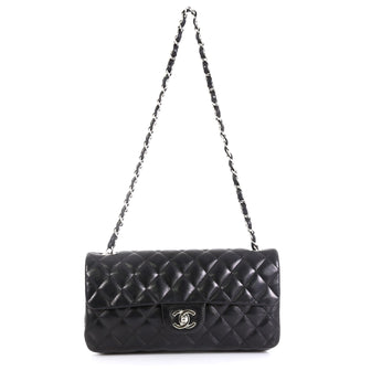 Buy Chanel Classic Single Flap Bag Caviar East West Black 182301