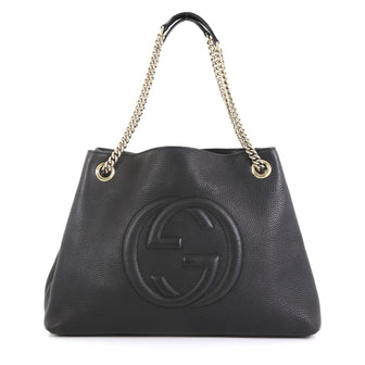 Gucci Soho Chain Strap Shoulder Bag Leather Medium