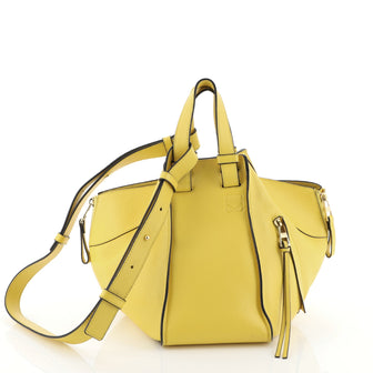 Loewe Hammock Bag Leather Small Yellow 458781