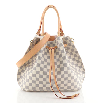 Louis Vuitton Girolata Handbag Damier White 458801