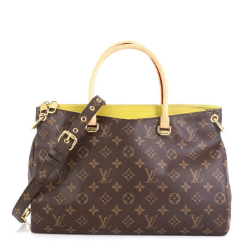 Louis Vuitton Pallas Tote Monogram Canvas Brown 458822
