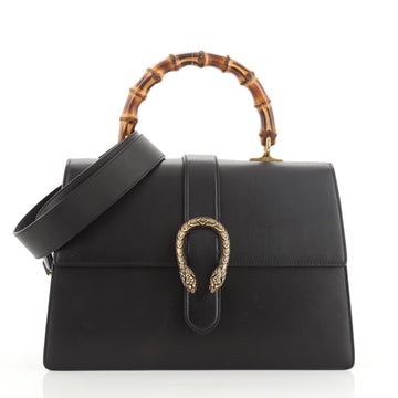 Gucci Dionysus Bamboo Top Handle Bag Leather Large