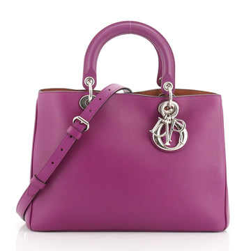 Diorissimo Tote Pebbled Leather Medium