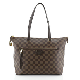Louis Vuitton Iena Tote Damier MM Brown 458871
