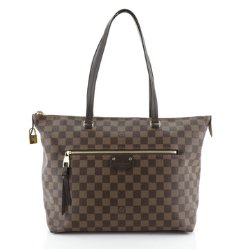 Louis Vuitton Iena Tote Damier MM Brown 458871