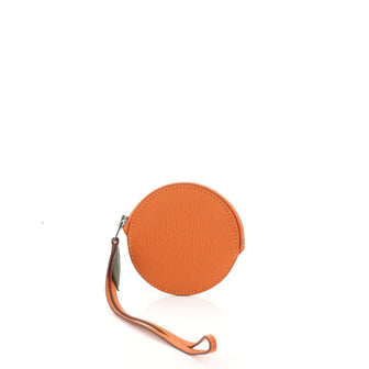 Hermes Tutti Frutti Coin Pouch Leather Large Orange 45922170