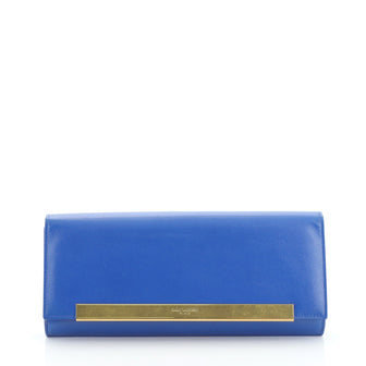 Saint Laurent Lutetia Flap Clutch Leather 