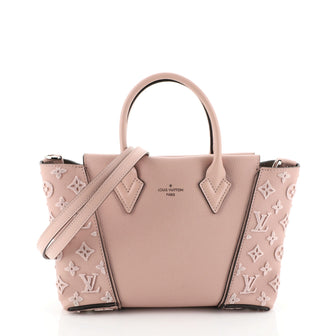 Louis Vuitton W Tote Veau Cachemire Calfskin BB Pink 4592218