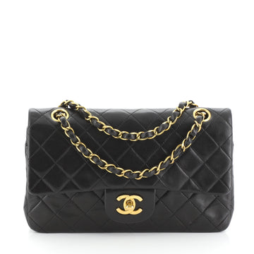 Chanel Vintage Classic Double Flap Bag Quilted Lambskin Small