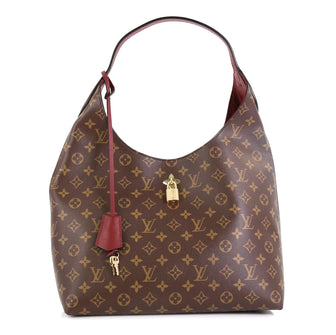 Louis Vuitton Flower Hobo Monogram Canvas Brown 45922248