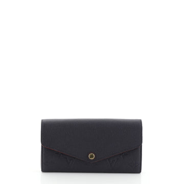 Louis Vuitton Sarah Wallet NM Monogram Empreinte Leather 