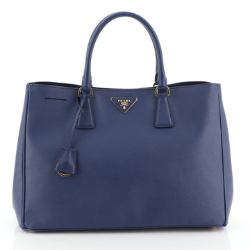 Lux Open Tote Saffiano Leather Large