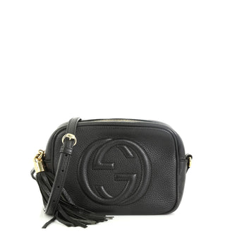 Gucci Soho Disco Crossbody Bag Leather Small Black 45922273