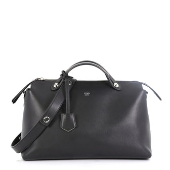 Fendi By The Way Satchel Calfskin Large Black 45922279