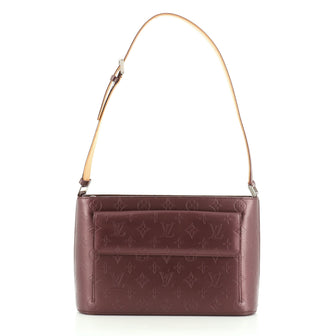 Louis Vuitton Mat Allston Handbag Monogram Vernis 