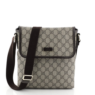 Flap Messenger GG Coated Canvas Small