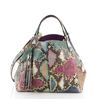 Gucci Soho Convertible Shoulder Bag Python Small Brown 45922337