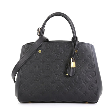 Louis Vuitton Montaigne Handbag Monogram Empreinte Leather MM