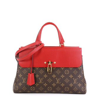 Louis Vuitton Venus Handbag Monogram Canvas and Leather Red 45922349