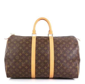 Louis Vuitton Keepall Bag Monogram Canvas 45 Brown 4592250