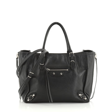 Balenciaga Papier A4 Zip Around Classic Studs Bag Leather Mini