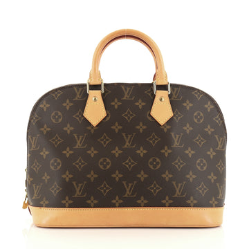 Louis Vuitton Vintage Alma Handbag Monogram Canvas PM
