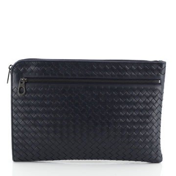 Bottega Veneta VN Document Case Intrecciato Nappa Blue 4592281