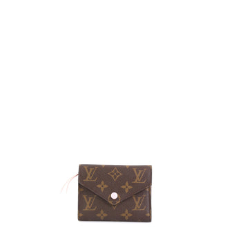 Louis Vuitton Compact Victorine Wallet Monogram Canvas Brown 459244