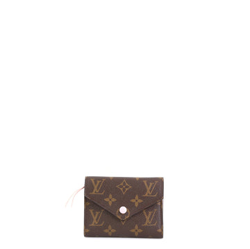 Louis Vuitton Compact Victorine Wallet Monogram Canvas Brown 459244