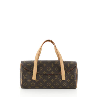 Louis Vuitton Sonatine Handbag Monogram Canvas Brown 459563