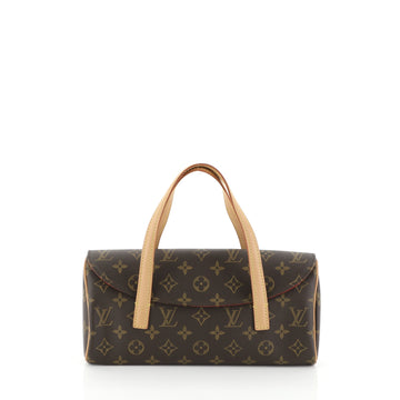 Louis Vuitton Sonatine Handbag Monogram Canvas Brown 459563