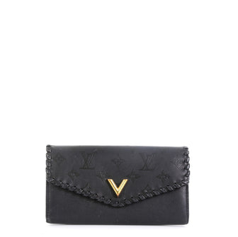 Louis Vuitton Very Wallet Monogram Leather Black 4596911