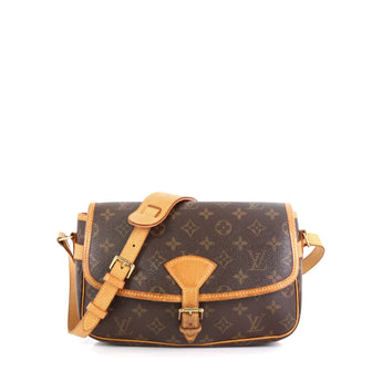 Louis Vuitton Sologne Handbag Monogram Canvas Brown 4596920