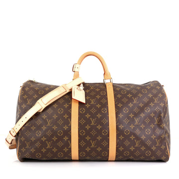 Keepall Bandouliere Bag Monogram Canvas 55