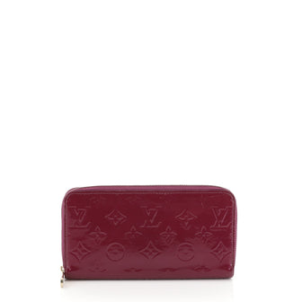 Louis Vuitton Zippy Wallet Monogram Vernis Purple 459698