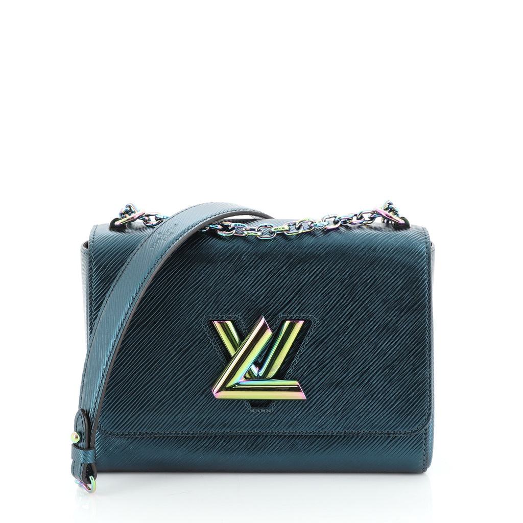 Louis Vuitton Twist Handbag Epi Leather with Iridescent Hardware