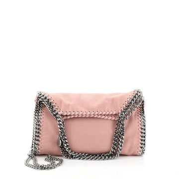 Stella McCartney Falabella Fold Over Crossbody Bag Shaggy Deer Mini