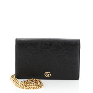Gucci Petite GG Marmont Chain Wallet Leather Mini
