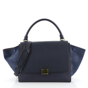 Celine Trapeze Handbag Leather Medium