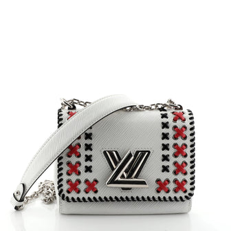 Louis Vuitton Twist Handbag Whipstitch Epi Leather PM
