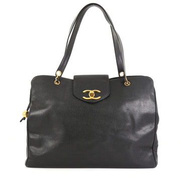 Chanel Vintage Supermodel Weekender Bag Caviar Large