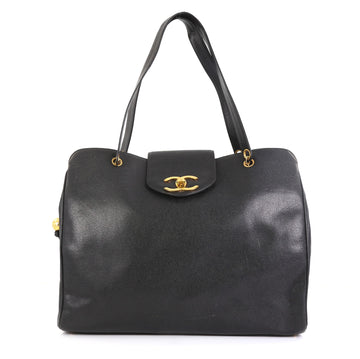 Chanel Vintage Supermodel Weekender Bag Caviar Large