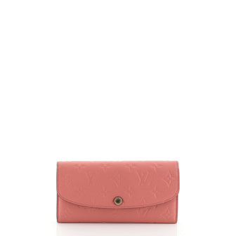 Louis Vuitton Emilie Wallet Monogram Empreinte Leather 
