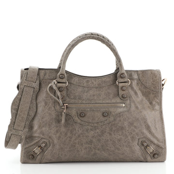Balenciaga City Giant Studs Bag Leather Medium