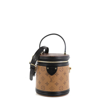 Louis Vuitton Cannes Handbag Reverse Monogram Canvas Brown 459811